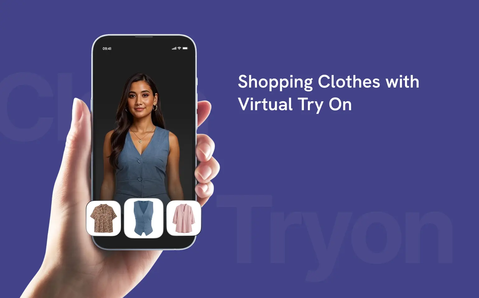 Virtual fitting room experience for ecommerce shopping