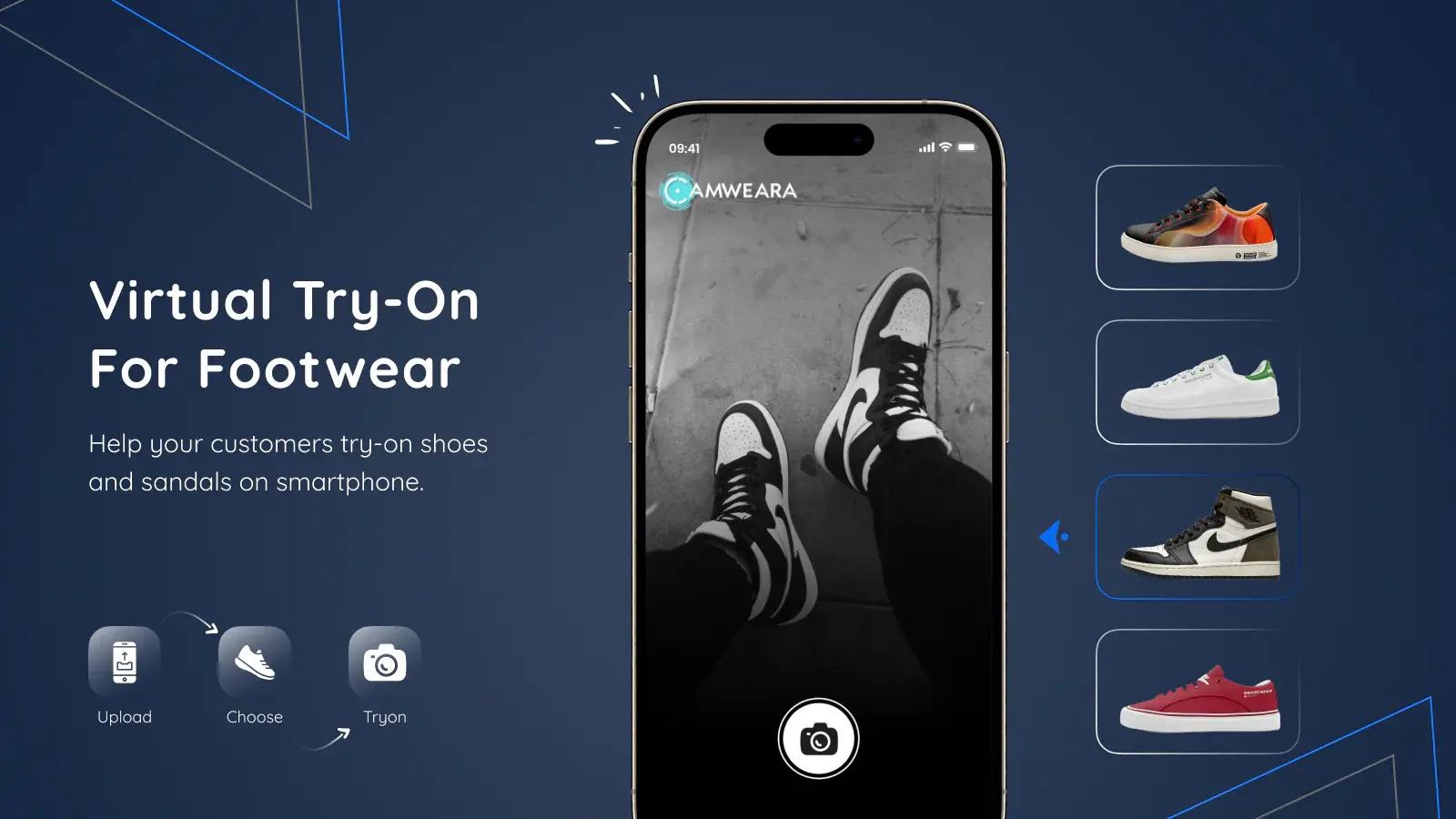 Virtual shoe try-on technology helping customers visualize footwear before buying online