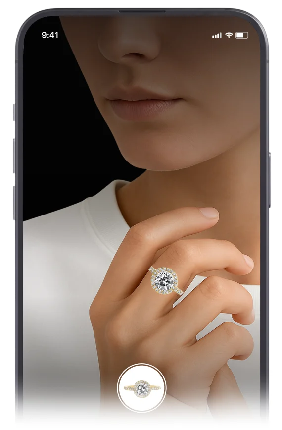 Jewelry Page Mobile Mockup