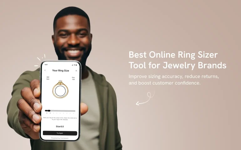 Ring sizer try on